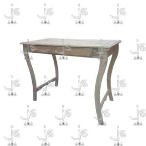 Mesa arrime 0.80 x 0.50 con un cajón hecho de madera de pino. Fabricado por JS. Fábrica de muebles.