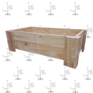 Huertero de 80 x 40 CM hecho de madera de pino. Fabricado por JS. Fábrica de muebles.