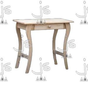 Mesa arrime  0. 80x0.40 hecha de madera de pino. Fabricado por JS. Fábrica de muebles.